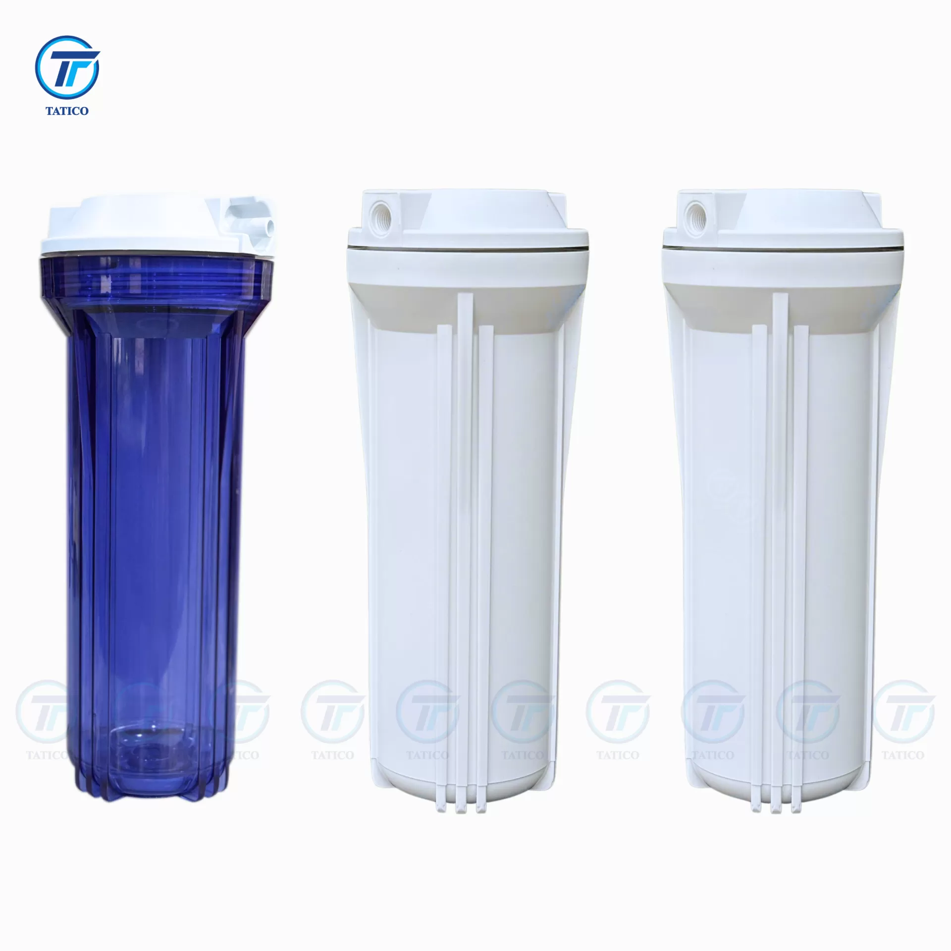 Bộ 3 cốc lọc nước 10 inch dạng vat - Tatico Việt Nam sản xuất